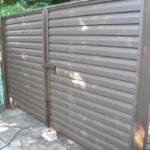 Ворота из металлического сайдинга