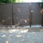 Ворота из металлического сайдинга