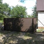 Ворота из металлического сайдинга