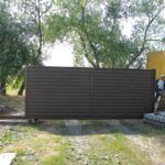 Ворота из металлического сайдинга